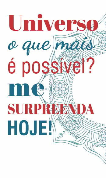 Adesivo p/ Porta - Mandala e Frase