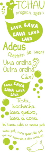 Adesivo para box - Música Ratinho