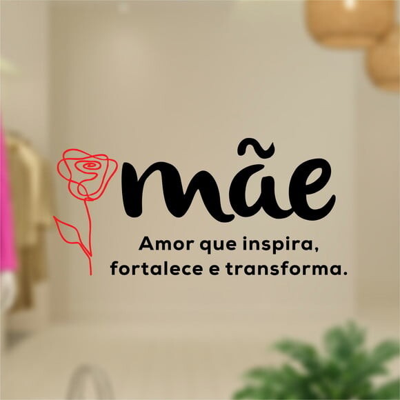 Adesivo para Vitrine - Dia das Mães