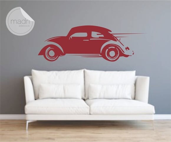 Adesivo Parede Fusca - tamanho M