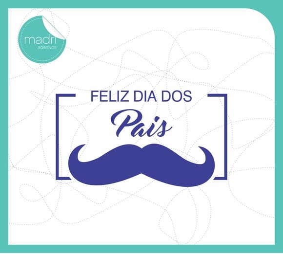 Adesivo Vitrine - Dia dos Pais