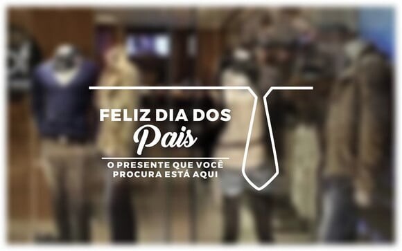Adesivo Vitrine - Dia dos Pais -presente Aqui - Tam m