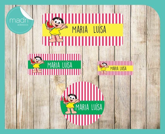 Etiqueta Escolar Lavável - Magali