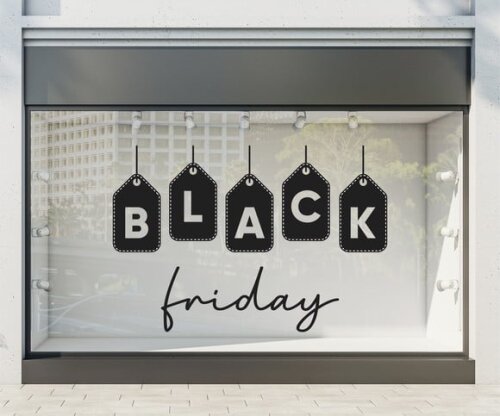 Adesivo Black Friday para Loja - Tam. G