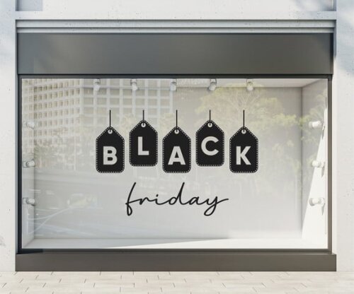 Adesivo Black Friday para Loja - Tam. m