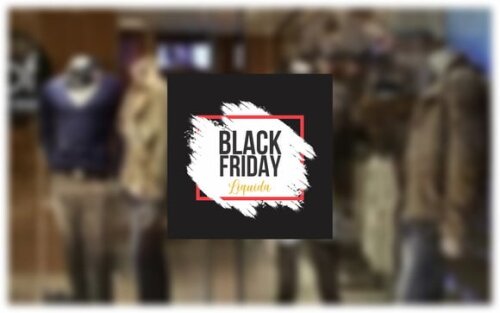 Adesivo Black Friday para Vitrine