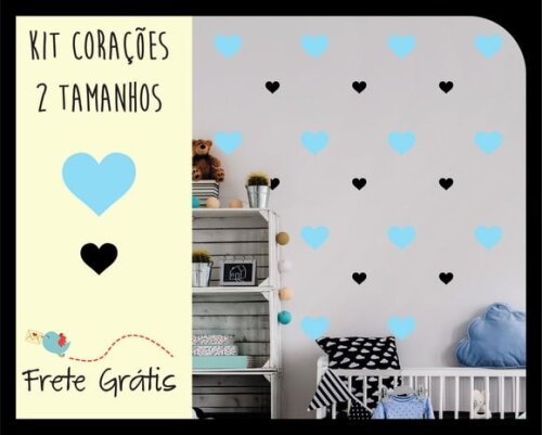 Adesivo Coração - 2 tamanhos