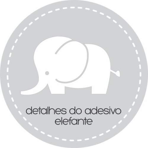 Adesivo de Parede - Elefante Kit 48 Unid