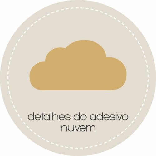 Adesivo de Parede - Nuvens Kit 50 Unid