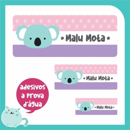 Adesivo Escolar Koala Skip Hop - 100 Unid