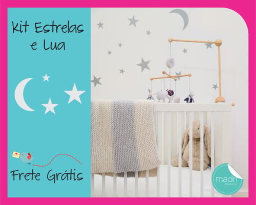 Adesivo Estrelas e Lua