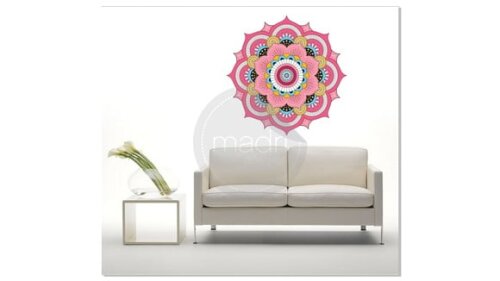 Adesivo Mandala Colorido
