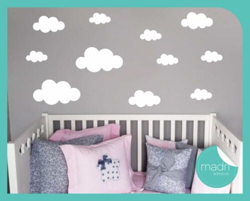 Adesivo Nuvens - Kit 22 Unid