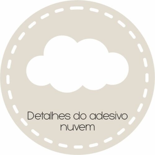 Adesivo Nuvens 10cm - 50 Unid
