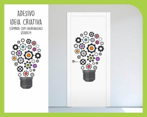Adesivo p/ Porta - Ideia Criativa