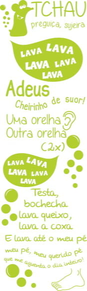 Adesivo para box - Música Ratinho