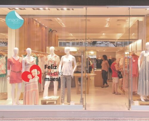 Adesivo para Vitrine - Dia das Mães