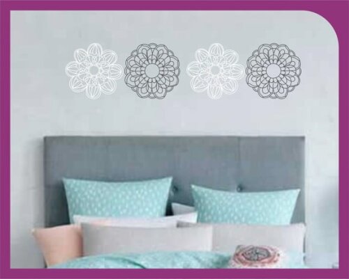 Adesivo parede - Kit Mini Mandalas