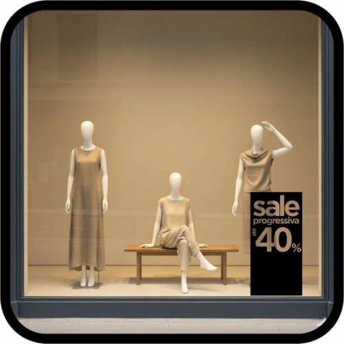Adesivo Sale para Vitrine