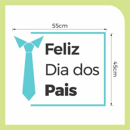 Adesivo Vitrine - Dia dos Pais