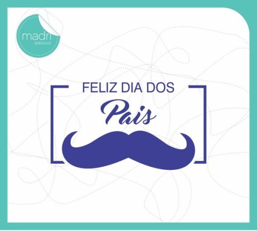 Adesivo Vitrine - Dia dos Pais