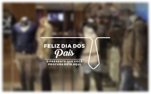 Adesivo Vitrine - Dia dos Pais -presente Aqui - Tam P