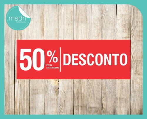Adesivo Vitrine Loja - Liquidação