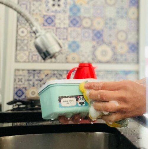 Etiqueta Escolar Moléculas - 90 Unidades