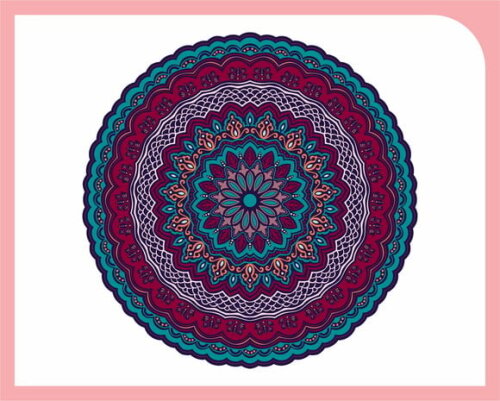 Mandala Colorida - 50cm de diâmetro