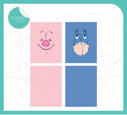 Rotulos Personalizados - Pooh