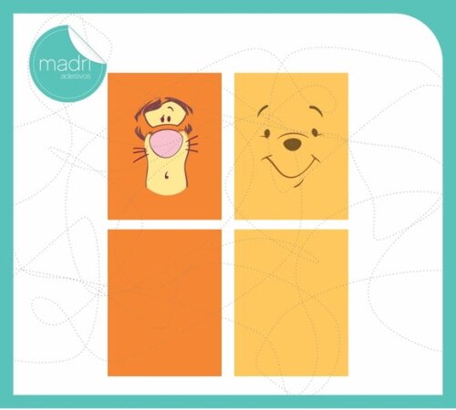Rotulos Personalizados - Pooh