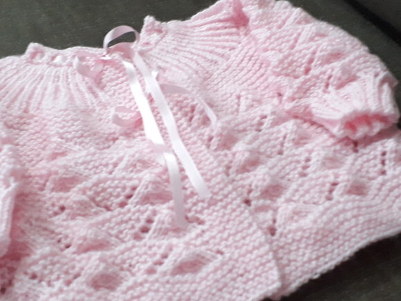 Casaquinho em Tricô para Bebê