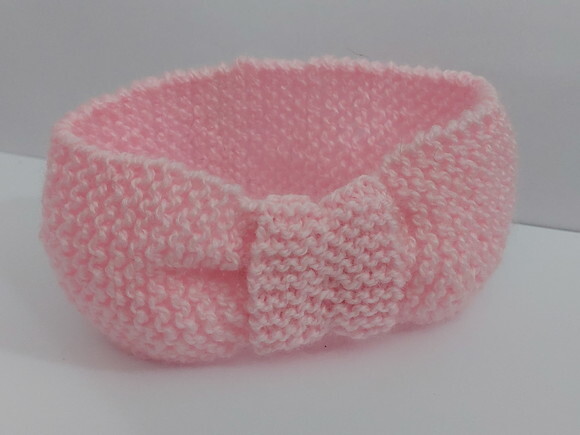 Faixa de Cabelo Rosa para Bebê