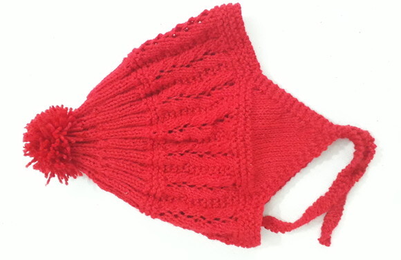 Gorrinho Vermelho Tipo Aviador