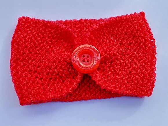 Tiara em Tricô para Bebê