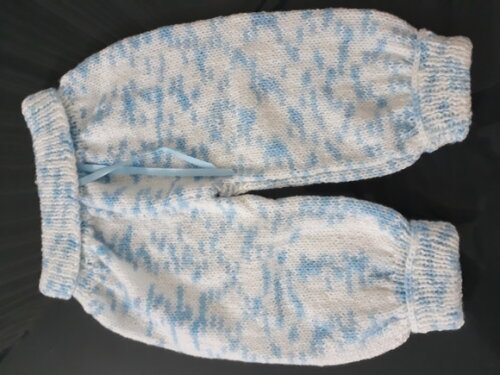 Calça em Tricô para Bebê