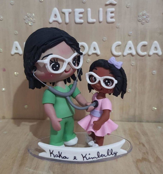 Boneca Infermeira com Paciente
