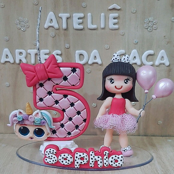 Mini topo bonequinha surpresa