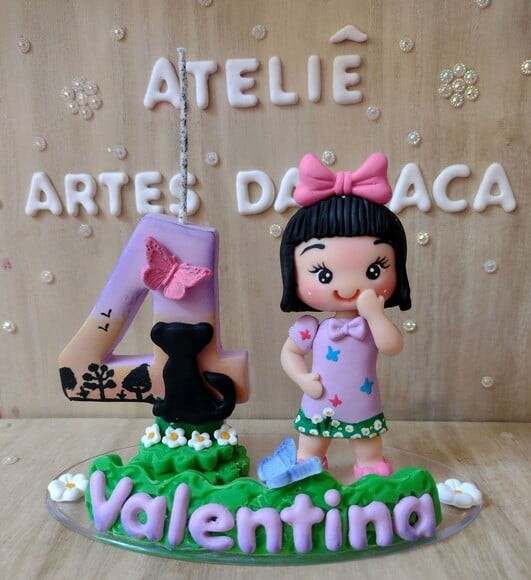 Mini topo Leão para menina