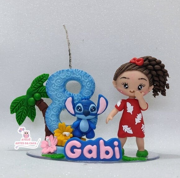 Mini Topo Personalizada Alienígena Azul
