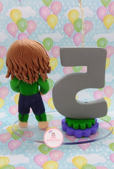 Mini Topo Personalizada Heroi Verde