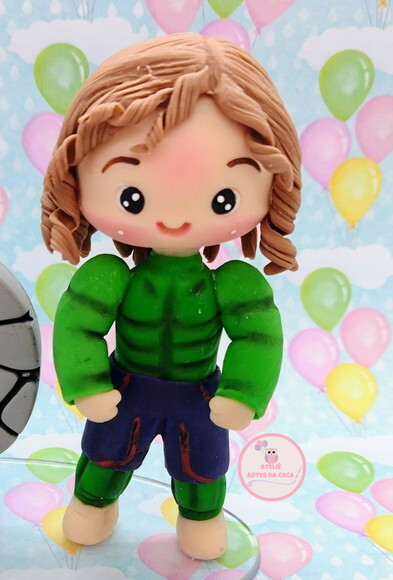Mini Topo Personalizada Heroi Verde