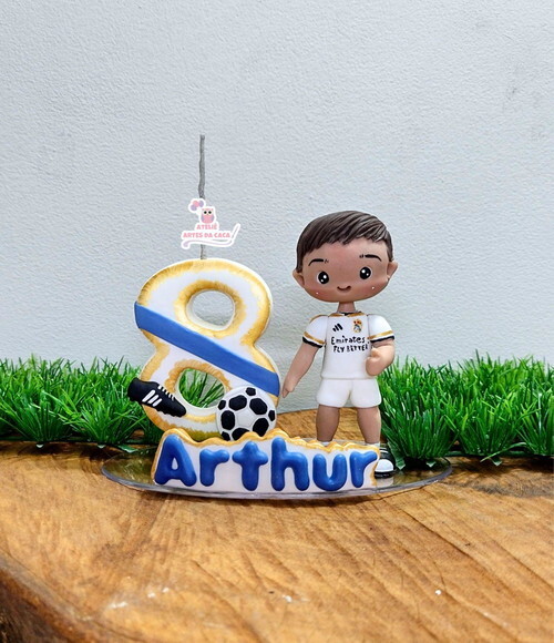 Mini Topo Tema Futebol
