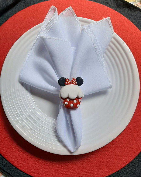 Porta Guardanapo Cup Cake Ratinha