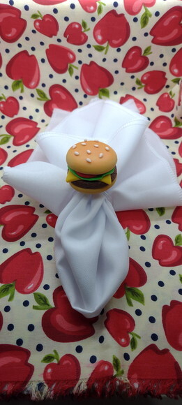 Porta Guardanapo Hambúrguer