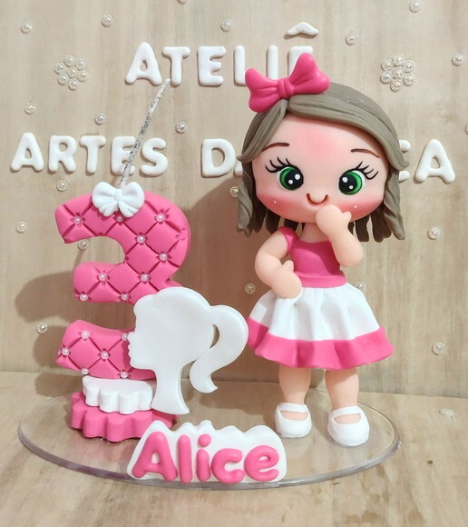 Topo De Bolo Boneca