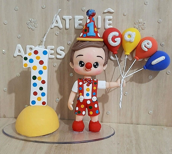 Topo de Bolo Circo