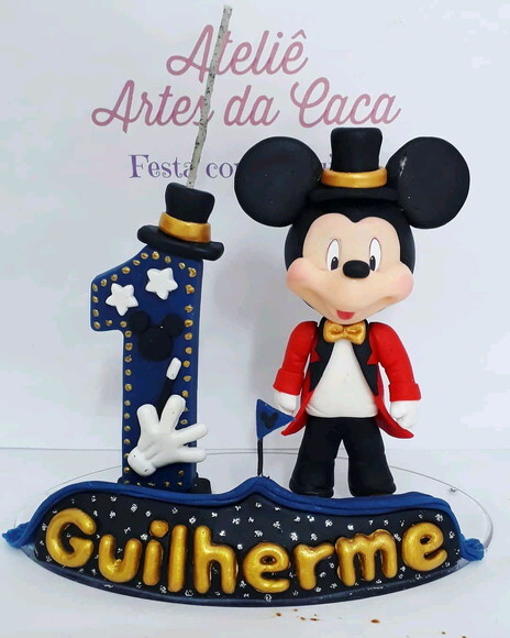 Topo de Bolo Circo do Ratinho