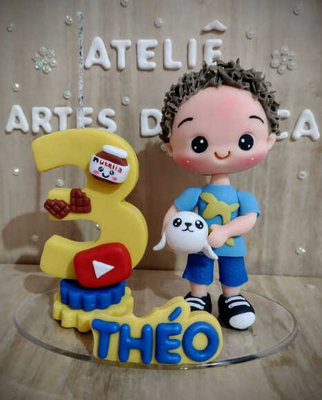 Topo de Bolo Lucas
