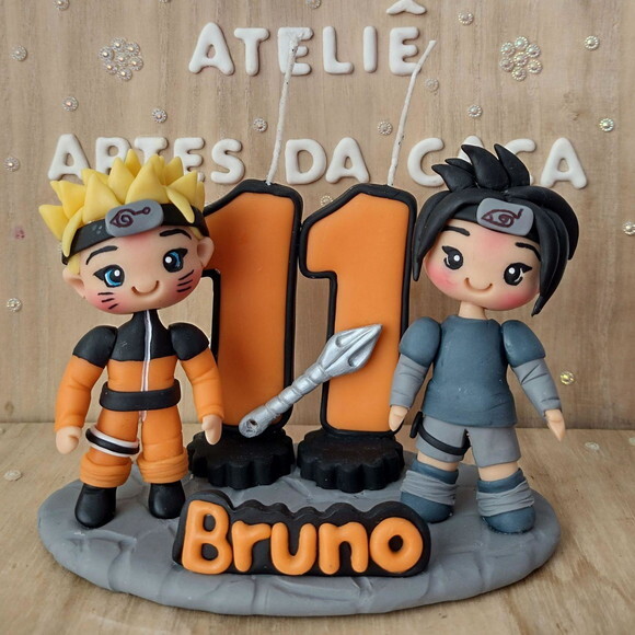 Topo de Bolo Mangá